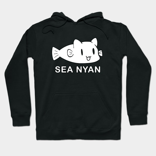 Slow Loop Sea Nyan Hoodie by aniwear